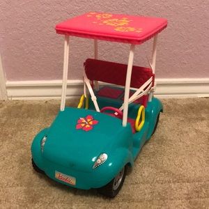 Barbie Golf Cart with moveable seatbelts
